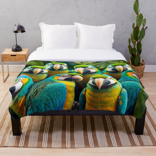 Item preview, Tropical Birds Group Photo Parrot Gathering designed and sold by FunWearVM.