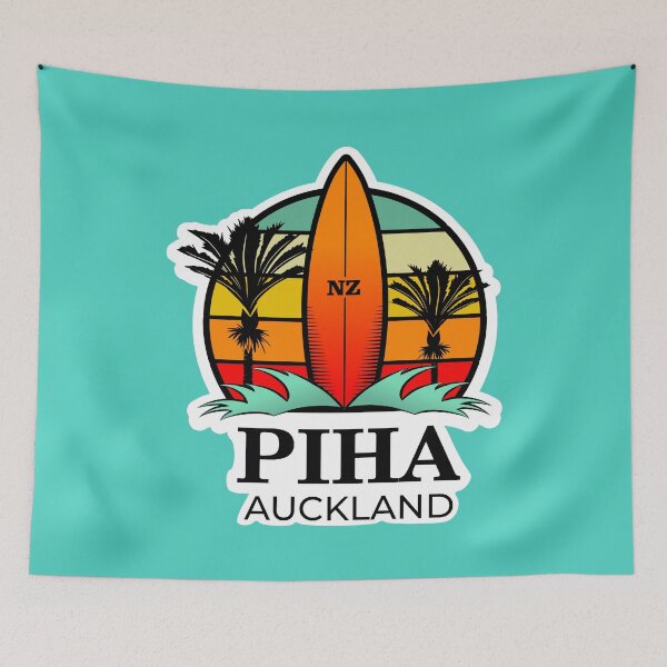 Item preview, Piha Beach, Surf Design, New Zealand designed and sold by Kiwidom.