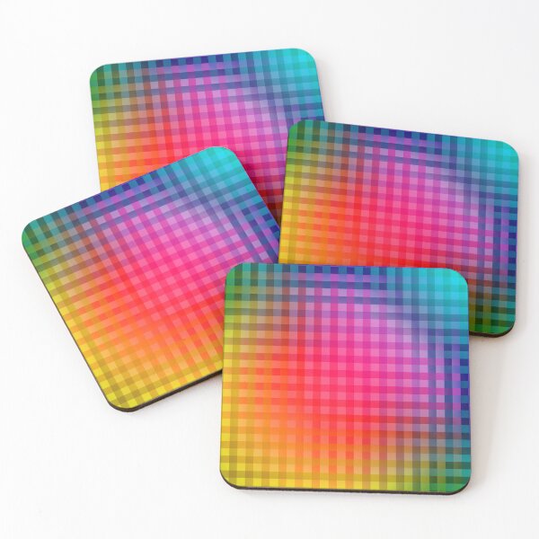 Item preview, Rainbow pattern bright plaid designed and sold by fuzzyfox.
