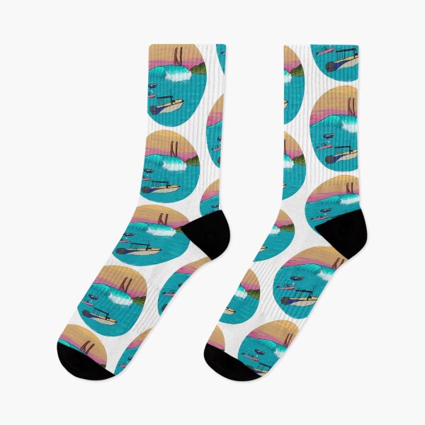 Item preview, Hawaii Surf Spot - Waves and Boat designed and sold by TheSaltSirens.