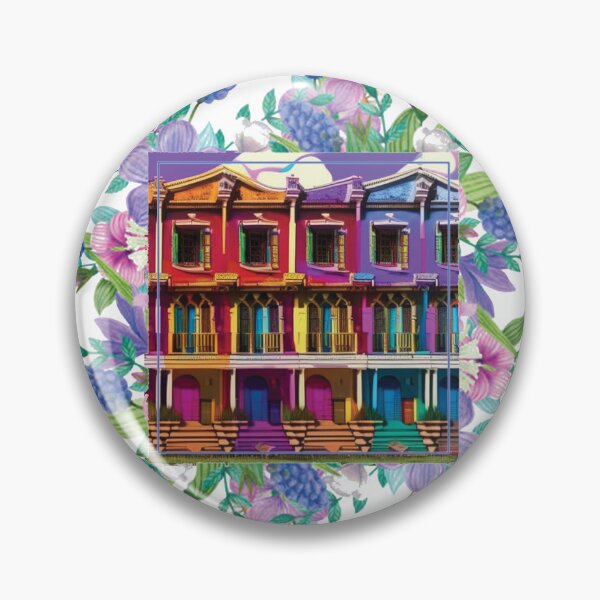 Item preview, Colorful Colonial Home 3 designed and sold by AdaptiveReuse.