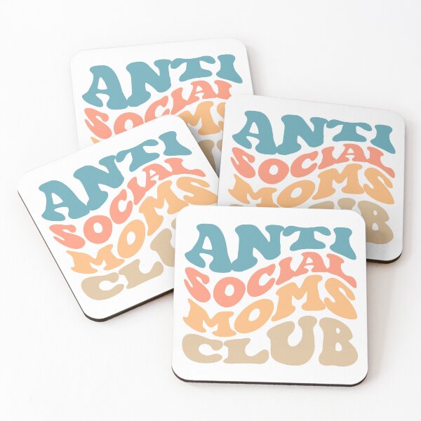 Item preview, Anti Social Moms Club Shirt designed and sold by FauzIDEA.