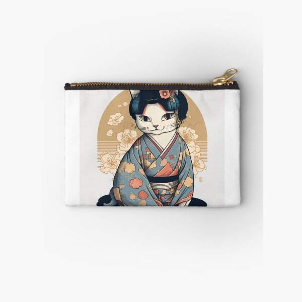 Artikelvorschau, Ukiyo-E Kimono Japanische Katze im Kimono entworfen und verkauft von JCatDesign.