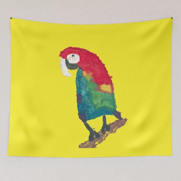 Item preview, Macaw on branch designed and sold by Elison-Dad.