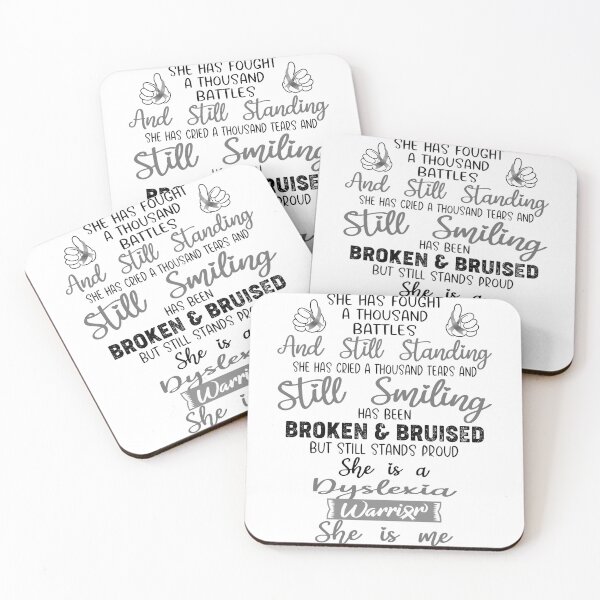 Item preview, Dyslexia Warrior SHE IS ME - Support Dyslexia Fighter Gifts designed and sold by Berriosly.