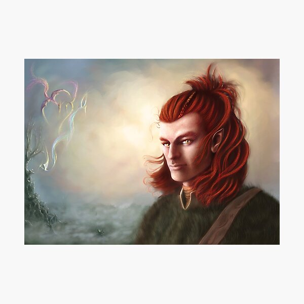 Wild Elf hunter, colour Photographic Print