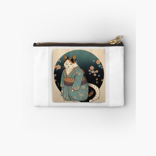 Artikelvorschau, Ukiyo-E Kimono Japanische Katze im Kimono entworfen und verkauft von JCatDesign.