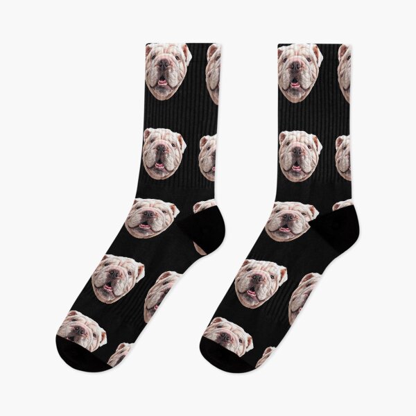 Item preview, Bulldog English British White  designed and sold by ElegantCat.