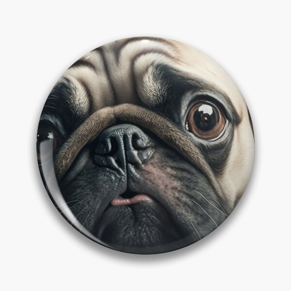 Item preview, Pug selfie (1/4) designed and sold by sabantha.