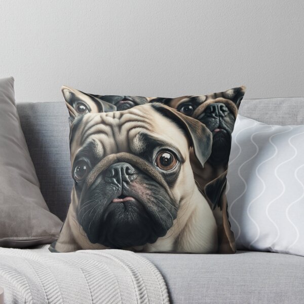 Item preview, Pug selfie (1/4) designed and sold by sabantha.