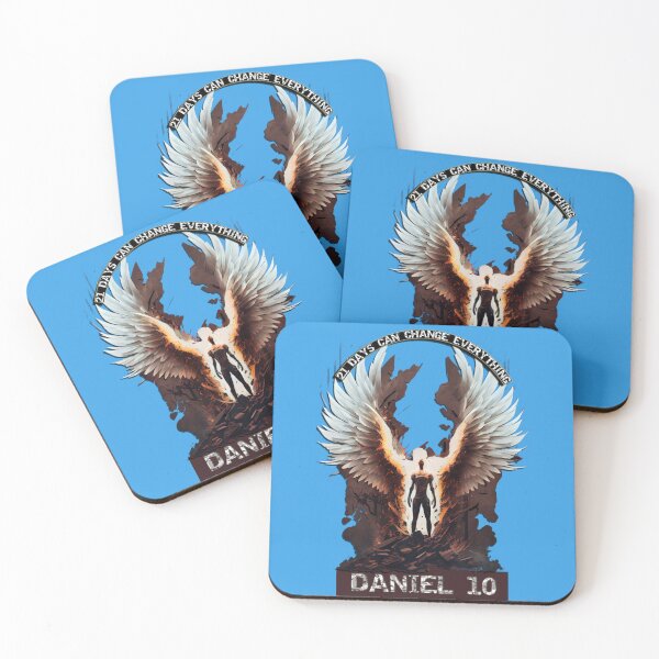 Item preview, Daniel 10: Diseño de imagen con texto e imagen de un hombre parado frente a un ángel resplandeciente designed and sold by Art4Christ.