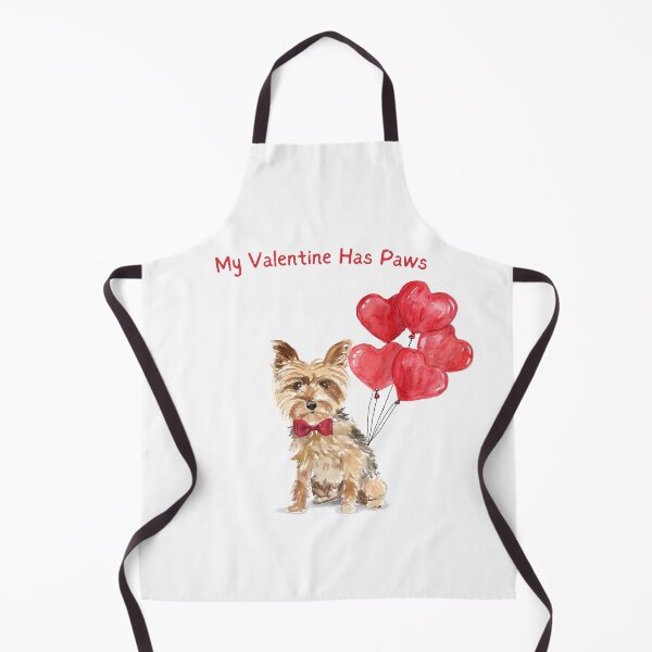 Item preview, My Valentine Has Paws - Yorkie Valentine designed and sold by beastieboutique.