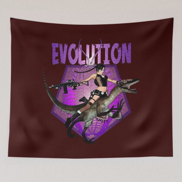 Item preview, Dinosaur Girl Reptile Evolution designed and sold by MARDUN.