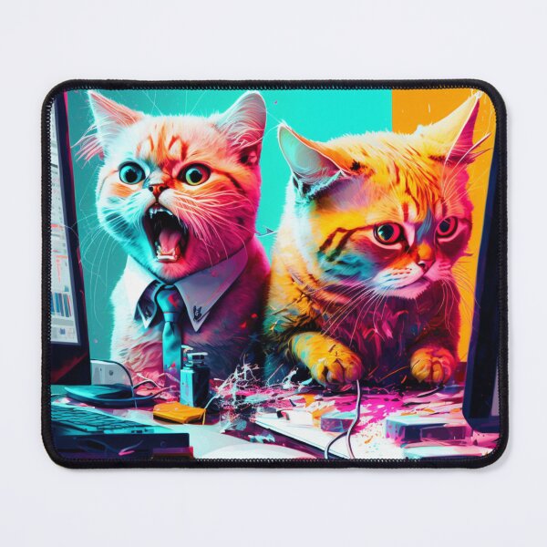Item preview, Screaming Cat In the Office - Office Shananigan designed and sold by JCatDesign.