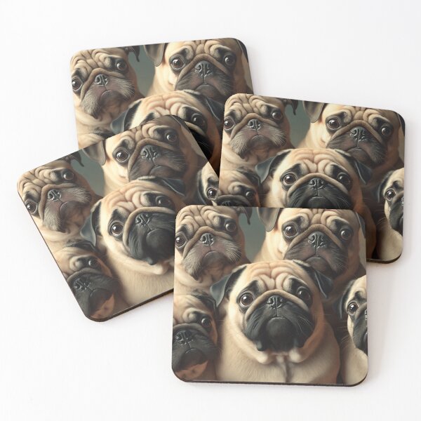 Item preview, Pug selfie (2/4) designed and sold by sabantha.