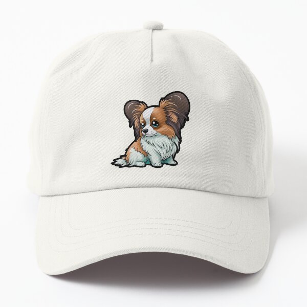 Item preview, Dibujo animado lindo del perro Papillon Kawaii designed and sold by UncannyCanvas.