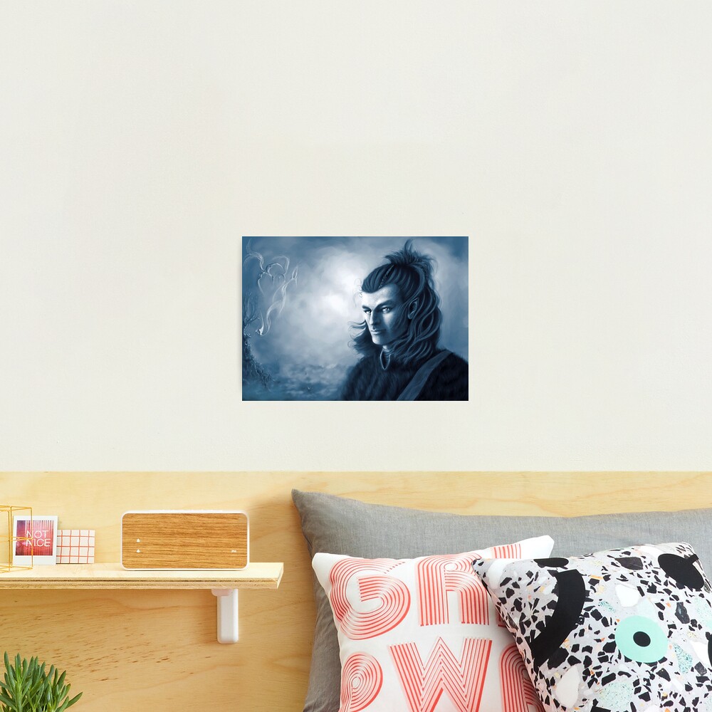 Wild Elf hunter, mono colour Photographic Print