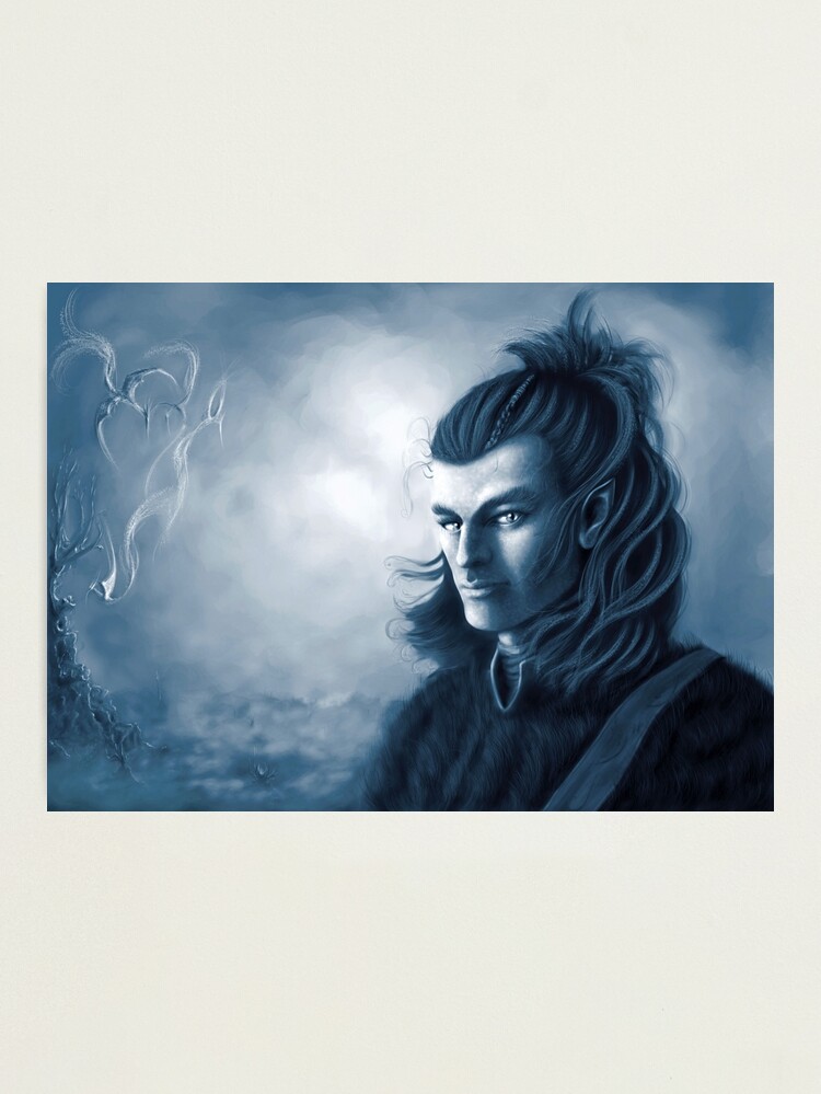Alternate view of Wild Elf hunter, mono colour Photographic Print