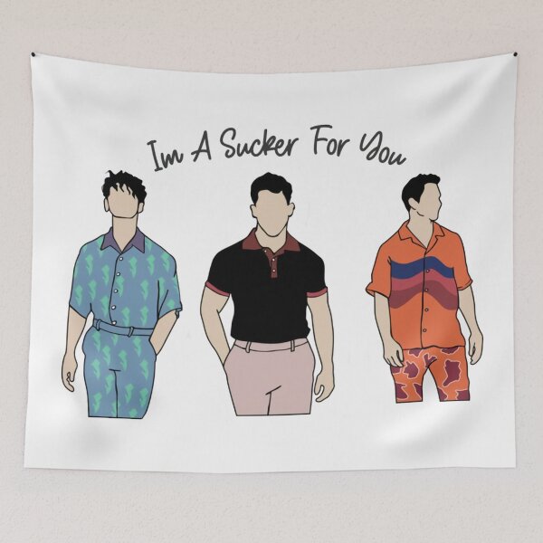 Item preview, make some cartoon with the trio jonas  designed and sold by ritariverrr.