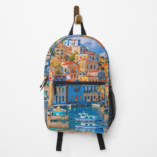 Item preview, Seaside Village Art Print - For a beach house, decorating art print. designed and sold by Wentoo.