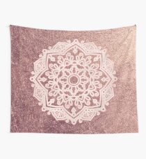 Staubige Rose Gold Mandala Wandbehang