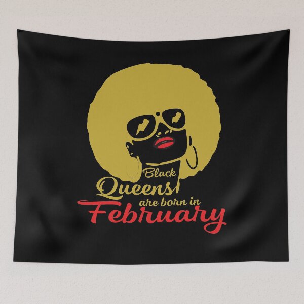 Item preview, Black queens are born in february birthday designed and sold by gastonfongemie.