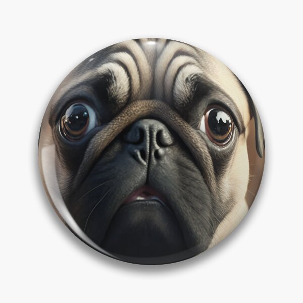 Item preview, Pug selfie (3/4) designed and sold by sabantha.