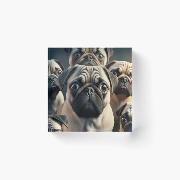 Item preview, Pug selfie (3/4) designed and sold by sabantha.