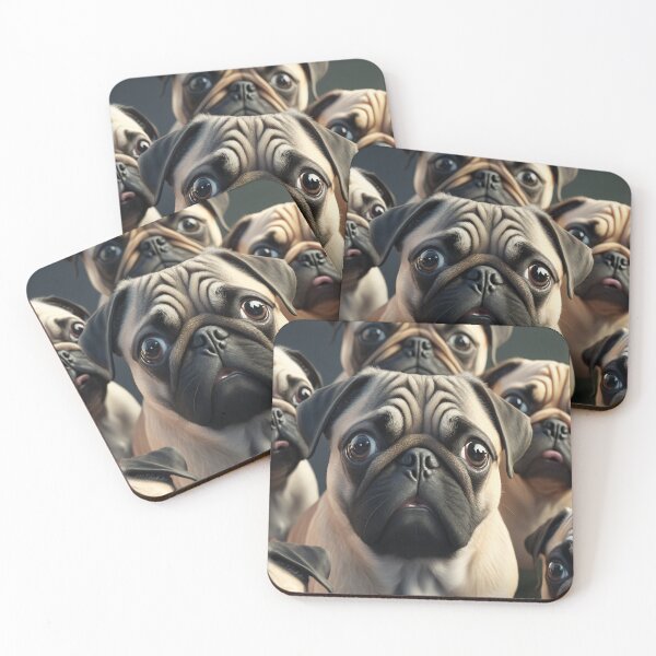 Item preview, Pug selfie (3/4) designed and sold by sabantha.