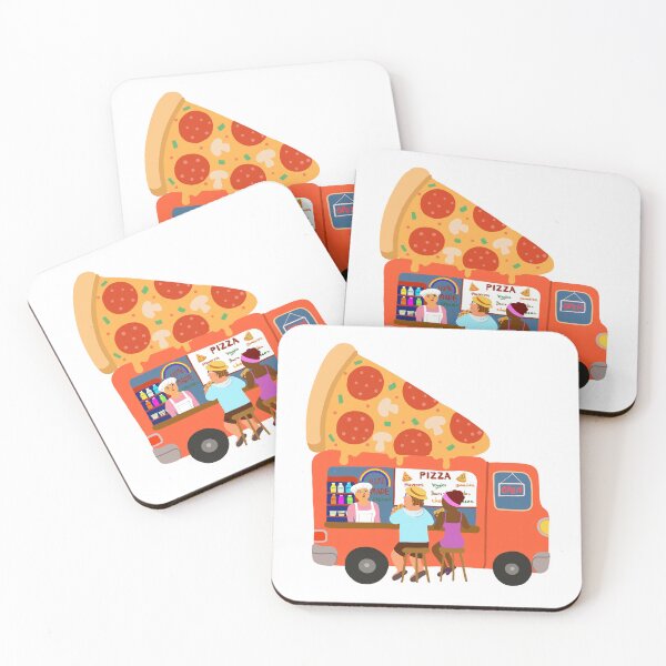 Item preview, Street food truck take away pizza. designed and sold by Nalidsa Sukprasert.