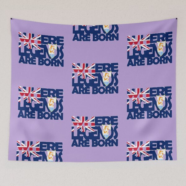 Item preview, Anguilla Flag - Where Legends Are Born - Anguillan - Soca Mode designed and sold by Soca-Mode.