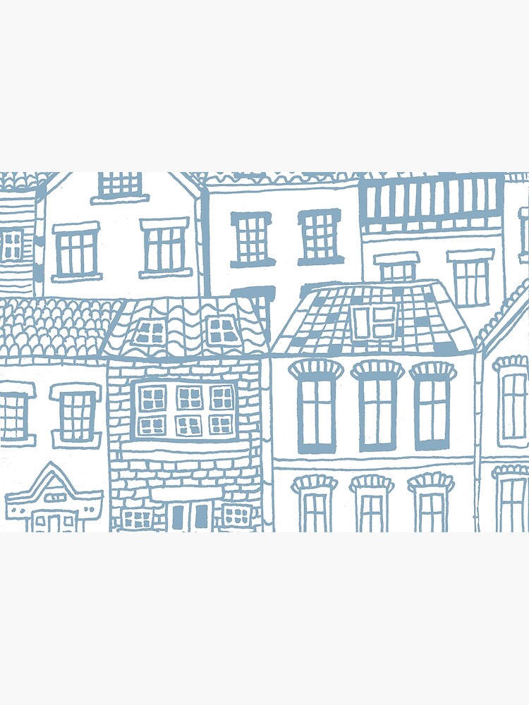 Old city - hand drawing by mirunasfia