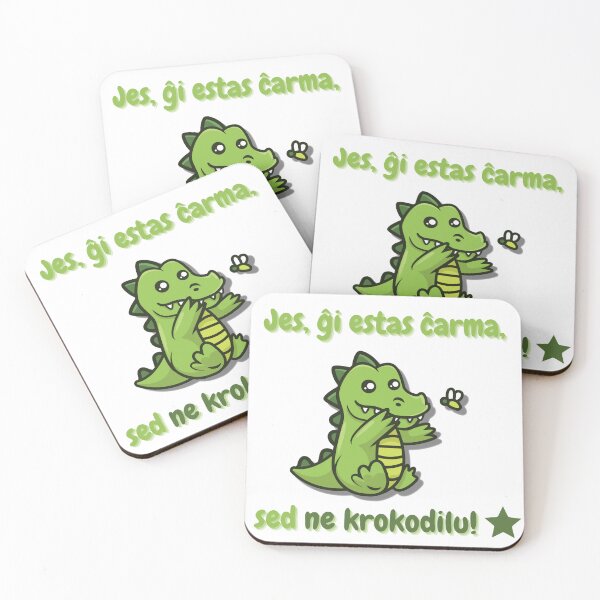 Item preview, Ne Krokodilu Esperanto designed and sold by Esperanta Arto.