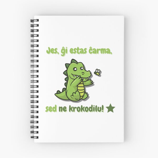 Item preview, Ne Krokodilu Esperanto designed and sold by Esperanta Arto.