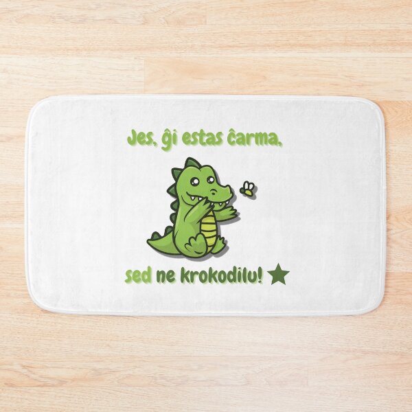Item preview, Ne Krokodilu Esperanto designed and sold by Esperanta Arto.