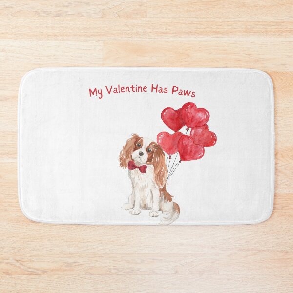 Item preview, My Valentine Has Paws - Cavalier King Charles Spaniel Valentine designed and sold by beastieboutique.