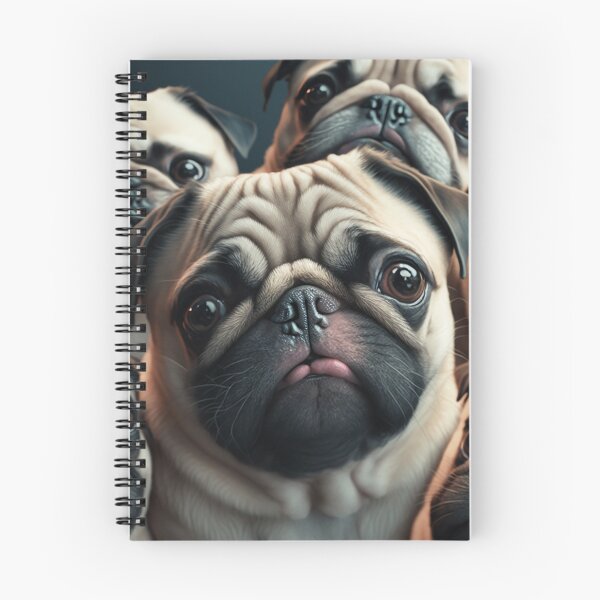 Item preview, Pug selfie (4/4) designed and sold by sabantha.