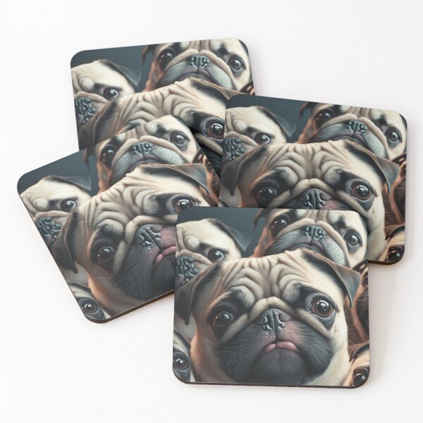 Item preview, Pug selfie (4/4) designed and sold by sabantha.