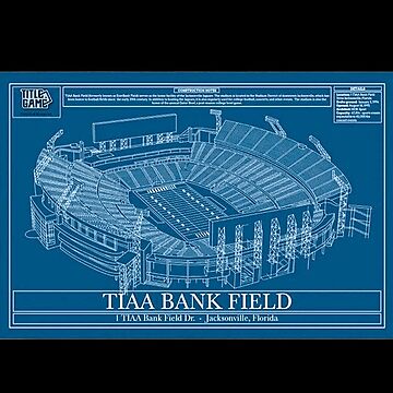 TIAA Bank Field - Jacksonville Jaguars Art Print - the Stadium Shoppe