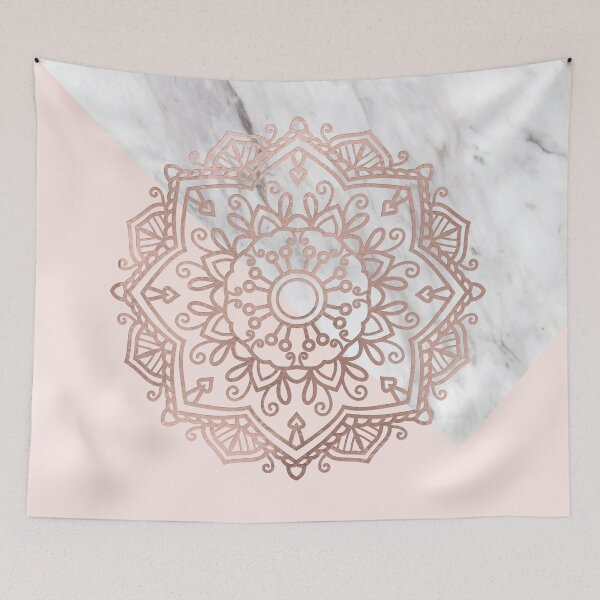 Item preview, Vogue series - rose gold mandala designed and sold by peggieprints.
