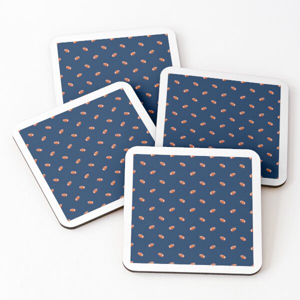 Item preview, american football navy seamless pattern designed and sold by GetUpStudios.