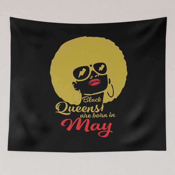 Item preview, Black queens are born in may birthday designed and sold by gastonfongemie.