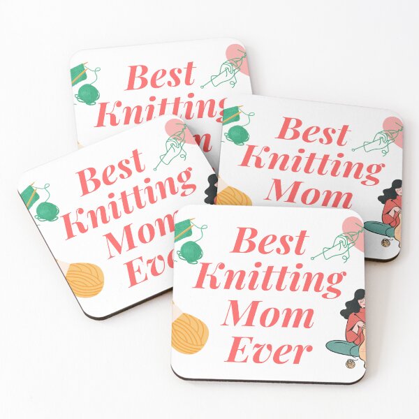 Item preview, Best Knitting Mom Ever designed and sold by ChronicCrafting.
