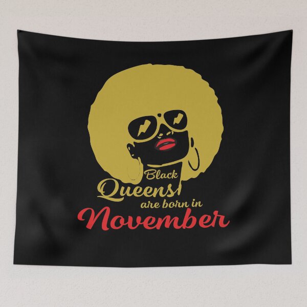 Item preview, Black queens are born in november birthday designed and sold by gastonfongemie.