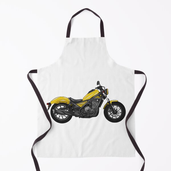 Item preview, Cruiser motorcycle cartoon illustration designed and sold by Misscartoon.