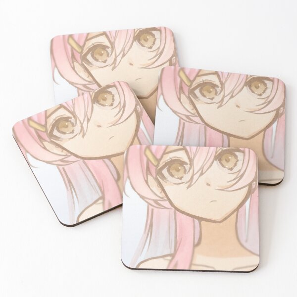 Item preview, Pink haired anime girl staring at particularly nowhere designed and sold by qracklings.