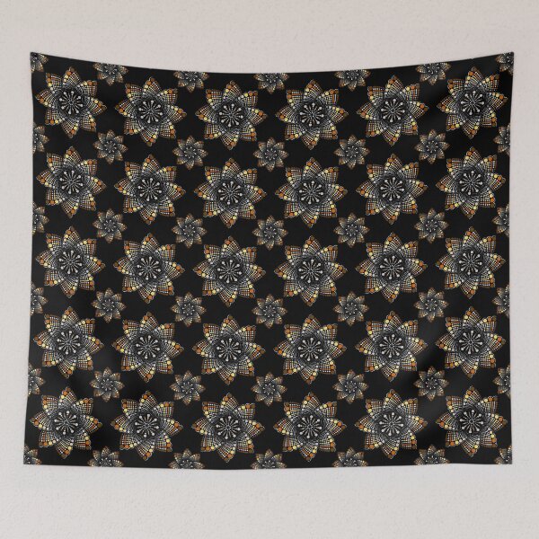 Item preview, Geometric Mandala Dot Art Gay Bear Pride Pattern designed and sold by LiveLoudGraphic.
