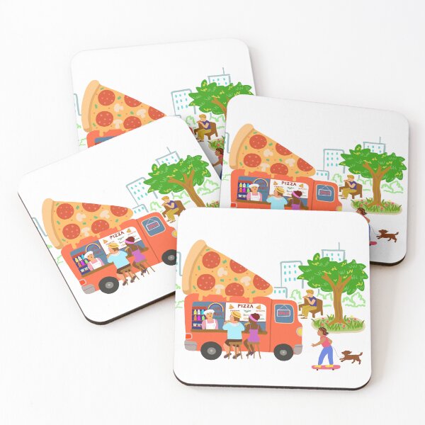 Item preview, Street food truck take away pizza. designed and sold by Nalidsa Sukprasert.