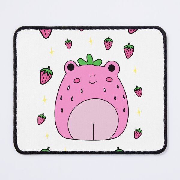 Item preview, Pink Strawberry Frog Squish with Stars designed and sold by HunterYegge.