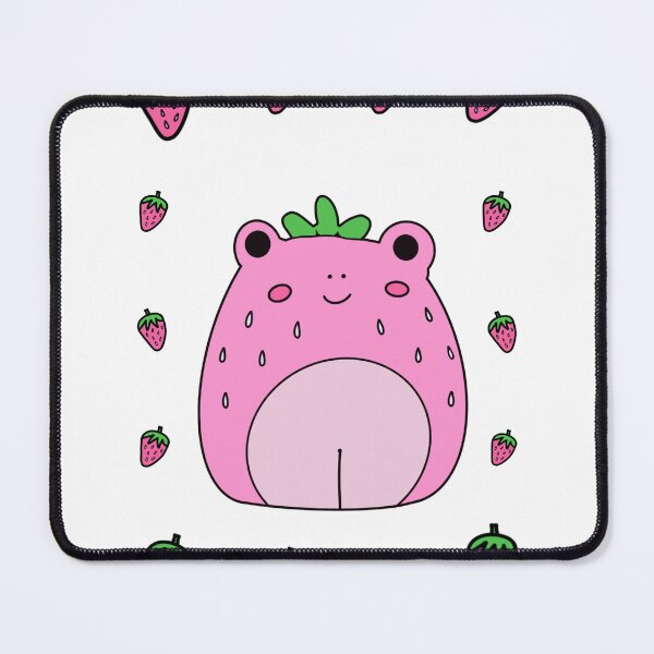 Item preview, Pink Strawberry Frog Squish without Stars designed and sold by HunterYegge.